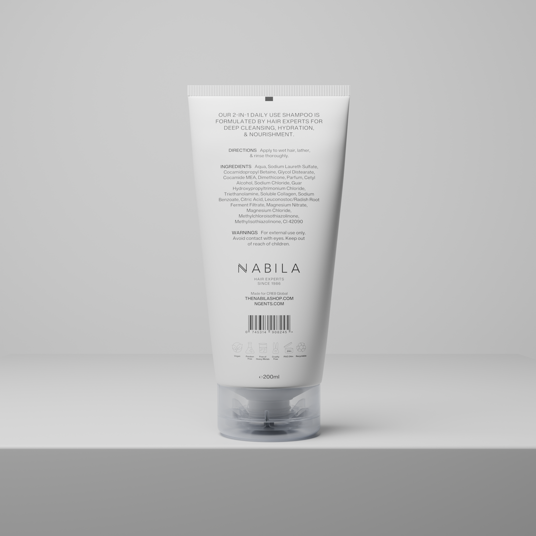 NABILA GENTS Hair & Beard Shampoo 200ml